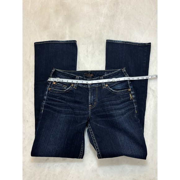 Silver Jeans Suki Mid Rise Bootcut Dark Wash Denim L9916SAL482 W29 L32 Mens - Picture 8 of 10